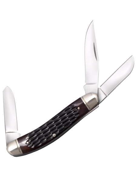 Cuchillo Plegable Cold Steel Gentleman's Stockman 3 Cuchillas Cuchillo Plegable Cold Steel Gentleman's Stockman 3 Cuchillas