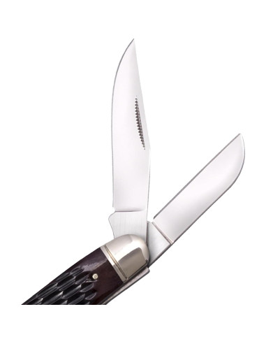 Cuchillo Plegable Cold Steel Gentleman's Stockman 3 Cuchillas