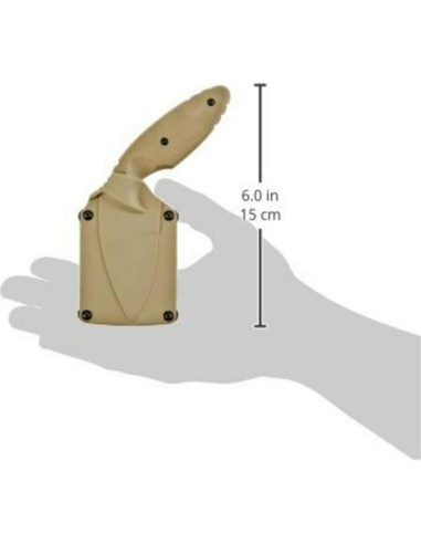 Cuchillo TDI KA-BAR 1477CBCP Marrón Coyote 7.4 cm