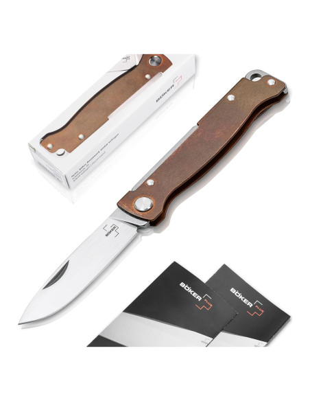 Cuchillo de Bolsillo BKER PLUS Atlas - EDC Plegable de Cobre Cuchillo de Bolsillo BKER PLUS Atlas - EDC Plegable de Cobre