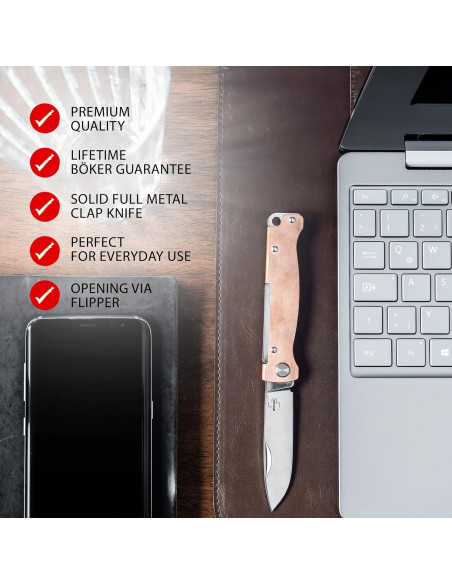 Cuchillo de Bolsillo BKER PLUS Atlas - EDC Plegable de Cobre Cuchillo de Bolsillo BKER PLUS Atlas - EDC Plegable de Cobre