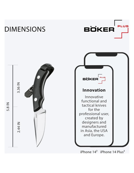 Cuchillo Bowie Gigante Boker 02MB565 Acero Inoxidable 21 cm Cuchillo Bowie Gigante Boker 02MB565 Acero Inoxidable 21 cm