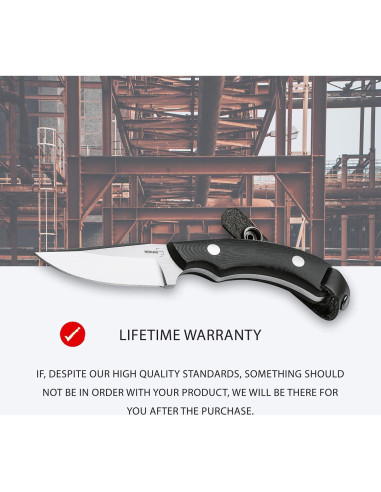 Cuchillo Bowie Gigante Boker 02MB565 Acero Inoxidable 21 cm