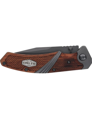 Cuchillo Plegable Old Timer OT Wood 17.78cm Acero Inoxidable