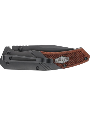 Cuchillo Plegable Old Timer OT Wood 17.78cm Acero Inoxidable