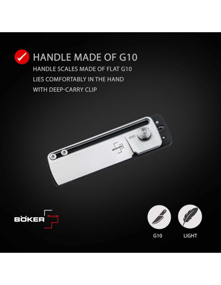 Cuchillo EDC BKER PLUS S-RAIL Mini D2 5.08 cm Plegable Cuchillo EDC BKER PLUS S-RAIL Mini D2 5.08 cm Plegable