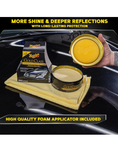 Cera en Pasta Premium Carnauba Plus Meguiar's 311 g - Brillo Profundo