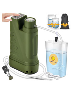 Filtro de Agua Portátil Eléctrico ARC para Camping 900ml/min
