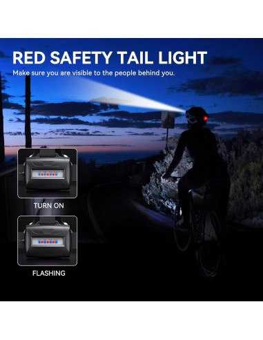 Linterna Frontal Recargable WdtPro 3000L LED Impermeable