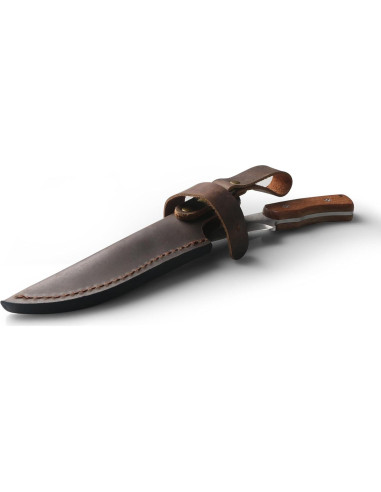 Cuchillo de Caza Esie Houzie 21.8cm Acero al Carbono Mango Madera