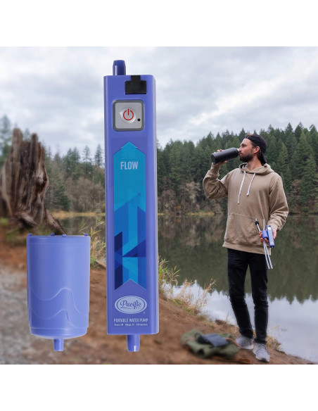 Filtro de Agua Portátil Pacific Bay - Batería Recargable 1.2L/min Filtro de Agua Portátil Pacific Bay - Batería Recargable 1.2L/min