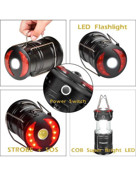 Linternas LED Recargables Wonderer 2 Pack 4-en-1 con USB Linternas LED Recargables Wonderer 2 Pack 4-en-1 con USB