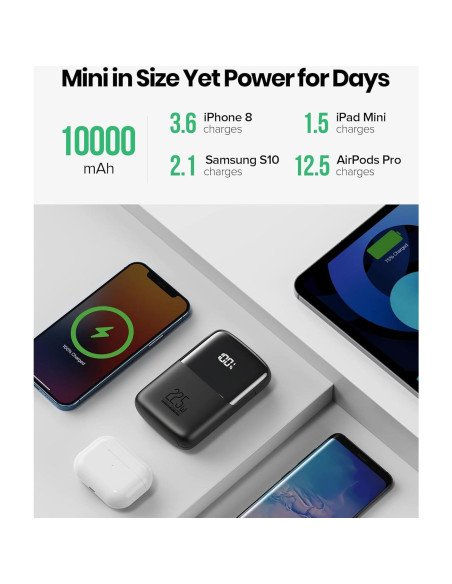 Cargador Portátil INIU 10000mAh 22.5W USB-C con Soporte Cargador Portátil INIU 10000mAh 22.5W USB-C con Soporte