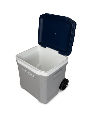 Hielera Rodante Igloo Maxcold 62 QT Gris - 56 Litros