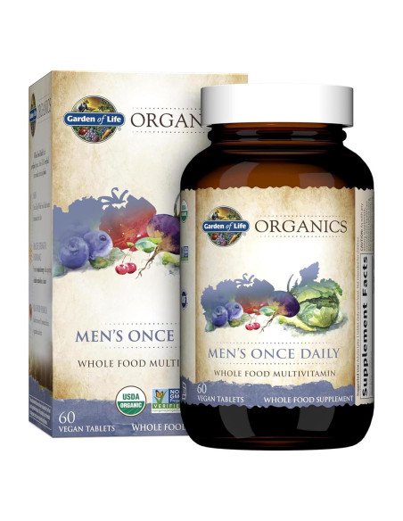 Multivitamínico Diario Orgánico Jardín de Vida 60 Tabletas Multivitamínico Diario Orgánico Jardín de Vida 60 Tabletas