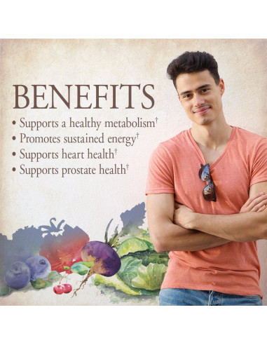 Multivitamínico Diario Orgánico Jardín de Vida 60 Tabletas