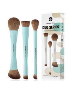 Juego de Brochas de Maquillaje EIGSHOW 3 Piezas Doble Cara