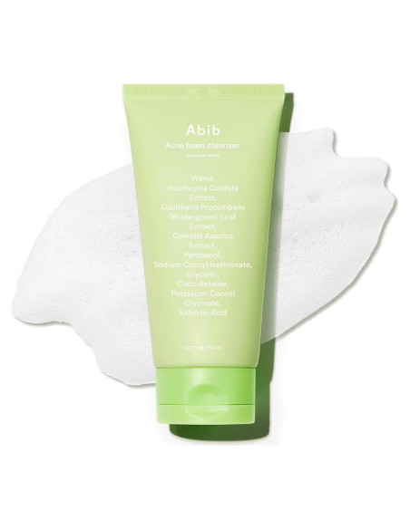 Limpiador Espumoso Abib Heartleaf 150 ml para Acné Limpiador Espumoso Abib Heartleaf 150 ml para Acné