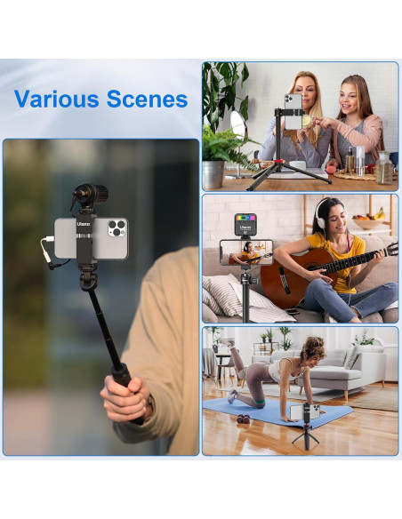 Soporte de Trípode ULANZI ST-02S para Smartphones 2.6-3.7" Soporte de Trípode ULANZI ST-02S para Smartphones 2.6-3.7"