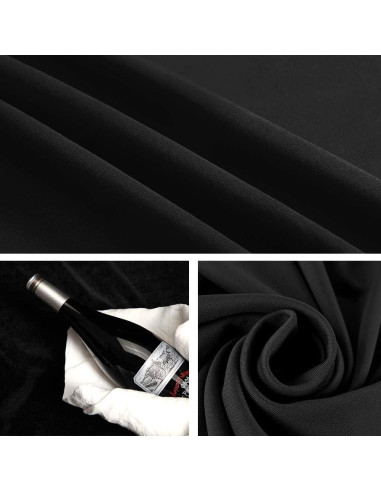 Fondo Negro para Fotografía 10x20 pies CPLIRIS - Doble Tamaño