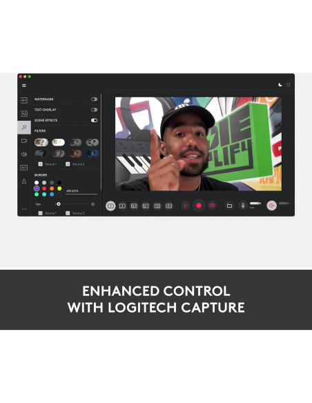 Webcam Logitech StreamCam Full HD 1080p 60 fps - Grafito Webcam Logitech StreamCam Full HD 1080p 60 fps - Grafito