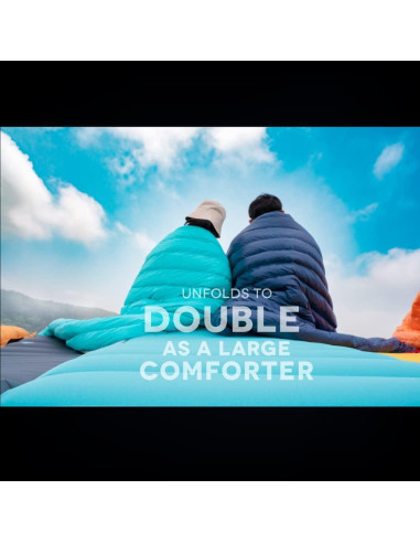 Saco de Dormir ZOOOBELIVES Alplive T400 0-10C 765g Doble