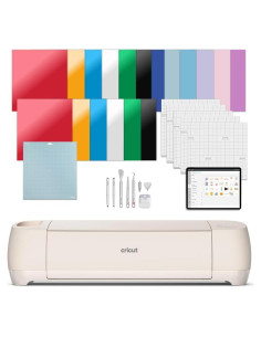 Cricut Explore 4 - Máquina de Corte Inteligente Concha - Paquete Completo