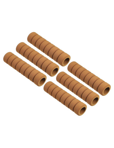 Cubiertas de Mango de Puerta PATIKIL 6 Pcs EVA Marrón