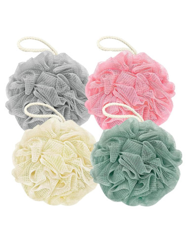 Esponja de Baño Lufa RNOAFMU 11.43 cm Exfoliante 4 Colores