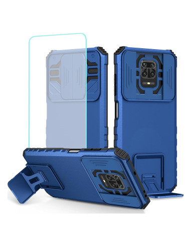 Funda Protectora Tothedu para Xiaomi Redmi Note 9 Pro Azul
