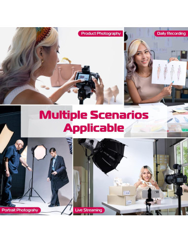 Softbox Parabólico ULANZI 45cm - Compatible con luces Bowens