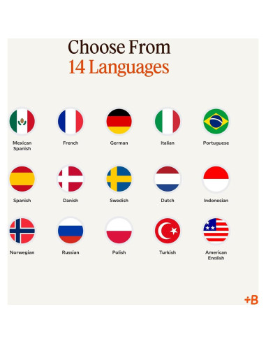 Software de Aprendizaje de Idiomas Babbel - 14 Idiomas - 24 Meses