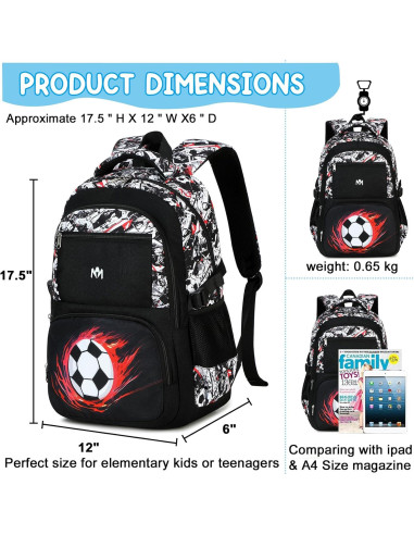 Mochila Escolar para Niños Bluboon Camuflaje 20L