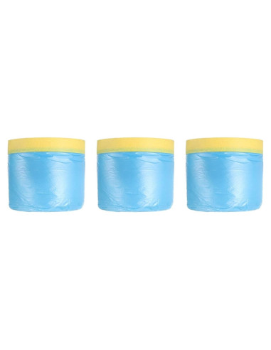 Película de Enmascarar Pre-Cinta uxcell 0.55m x 25m Azul 3Pcs