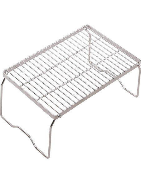 Parrilla de Campamento Plegable REDCAMP 34.5x22.9 cm Acero Inoxidable Parrilla de Campamento Plegable REDCAMP 34.5x22.9 cm Acero Inoxidable