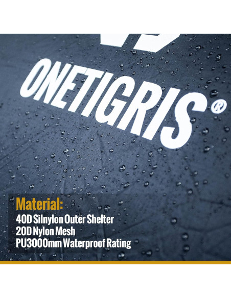 Tienda de Camping OneTigris COMETA 2 Personas Impermeable Tienda de Camping OneTigris COMETA 2 Personas Impermeable
