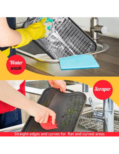 Sartén Reversible de Hierro Fundido Overmont 43x25cm Pre-sazonada