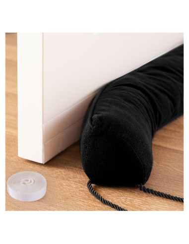 Tope de Draft Joypea 36" Negro para Puerta - Barrera Eficiente