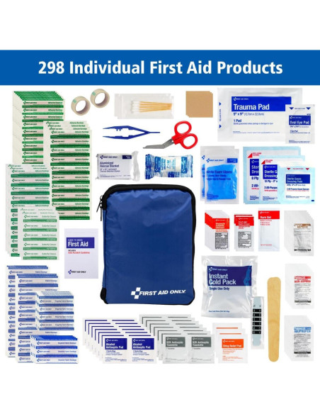 Kit de Primeros Auxilios 299 Piezas First Aid Only FAO-442 Kit de Primeros Auxilios 299 Piezas First Aid Only FAO-442