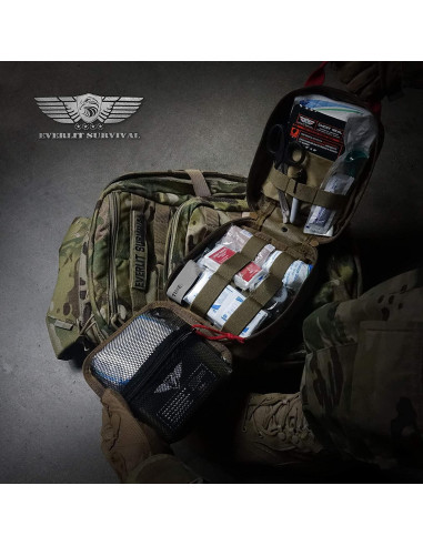 Kit de Trauma de Emergencia Everlit 92 Piezas IFAK Táctico