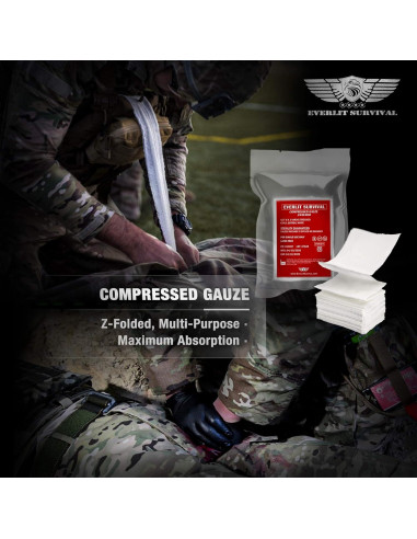 Kit de Trauma de Emergencia Everlit 92 Piezas IFAK Táctico