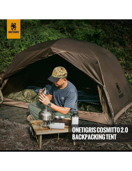 Tienda de Camping OneTigris COSMITTO 2 Personas Impermeable Tienda de Camping OneTigris COSMITTO 2 Personas Impermeable