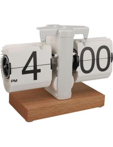 Reloj de Mesa Plegable Ciciglow Mecánico 12 Horas Blanco