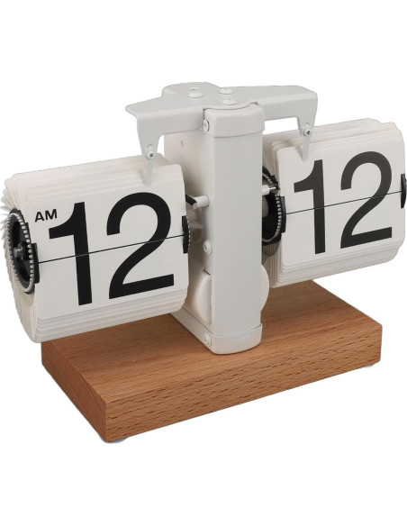 Reloj de Mesa Plegable Ciciglow Mecánico 12 Horas Blanco Reloj de Mesa Plegable Ciciglow Mecánico 12 Horas Blanco