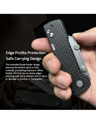 Cuchillo Utility Plegable OKNIFE U1 Pro con Destornillador