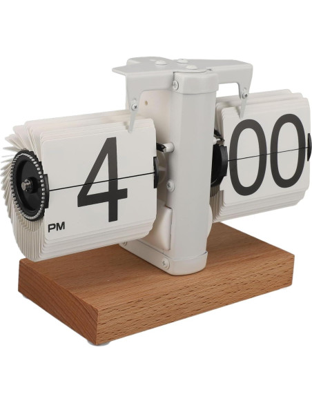 Reloj de Mesa Plegable Ciciglow Mecánico 12 Horas Blanco Reloj de Mesa Plegable Ciciglow Mecánico 12 Horas Blanco