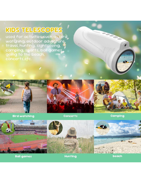 Telescopio Digital para Niños MaxMango F3 - 32GB Blanco Telescopio Digital para Niños MaxMango F3 - 32GB Blanco