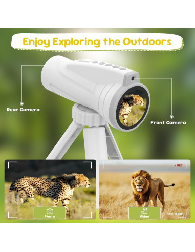 Telescopio Digital para Niños MaxMango F3 - 32GB Blanco