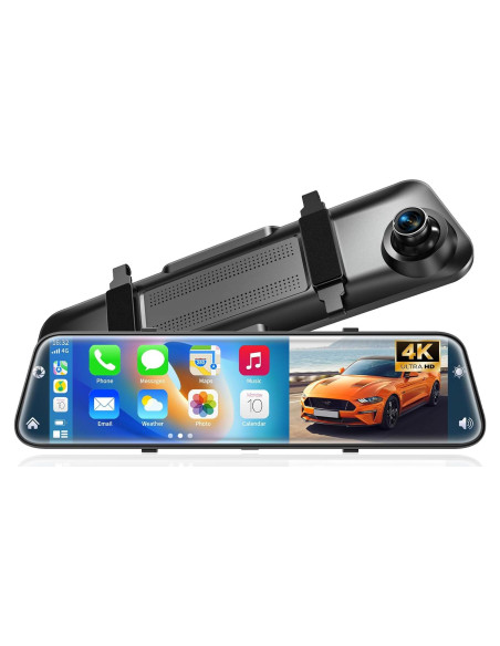 Cámara de Espejo Retrovisor 4K KOUENOM 12" con CarPlay Cámara de Espejo Retrovisor 4K KOUENOM 12" con CarPlay