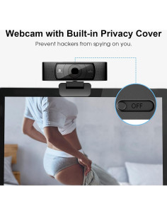 Cámara Web HD 1080P VITADE 928A con Micrófono y Cubierta 2